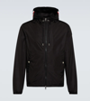 Moncler Grimpeurs Nylon Jacket W/ Hood In Black
