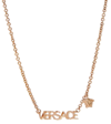 VERSACE MEDUSA AND LOGO NECKLACE