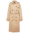 Apc Double-breasted Greta Trench Coat In Beige