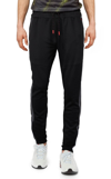X-ray Multi-panel Moto Joggers In Black,red