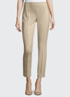 Lafayette 148 Gramercy Acclaimed-stretch Pants In Sand