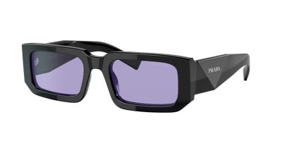 Prada Pr 06ys Rectangle-shape Sunglasses In Violet