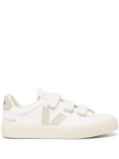 Veja White Recife Chromefree Low Top Sneakers In Extra White Natural