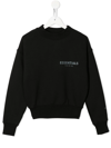 Essentials Logo-print Cotton Sweatshirt In Black