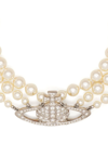 VIVIENNE WESTWOOD ORB PEARL-DETAIL NECKLACE