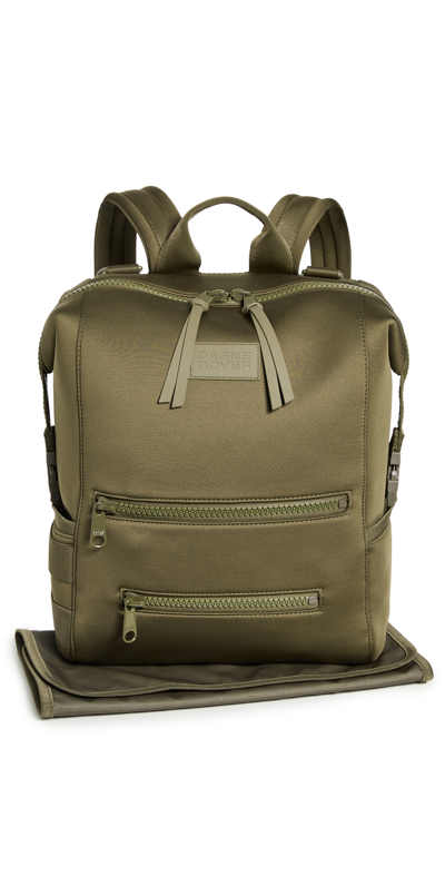 Dagne Dover Large Indi Diaper Backpack In Dark Moss