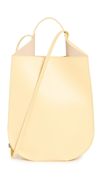 Ree Projects Helene Mini Leather Tote Bag In Limoncello