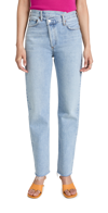 Agolde Crisscross Straight Leg Jeans