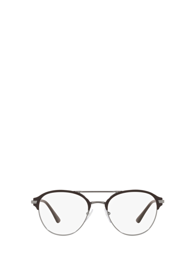 Prada Eyewear Eyeglasses In Matte Black / Gunmetal