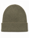 Colorful Standard Recycled Merino Wool Beanie Hat In Dusty Olive