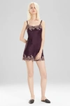 Josie Natori Natori Lolita Chemise In Merlot W/smoke