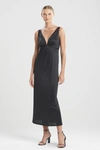 Natori Aphrodite Slinky Knit Nightgown In Black
