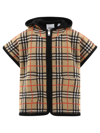 BURBERRY BURBERRY KIDS CHECK HOODED CAPE