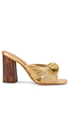 House Of Harlow 1960 X Revolve Multi Strap Knotted Sandal In Gold