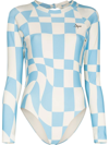 ABYSSE BILLIE CHECK-PRINT WETSUIT