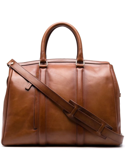 Officine Creative Quentin Holdall Bag In Brown