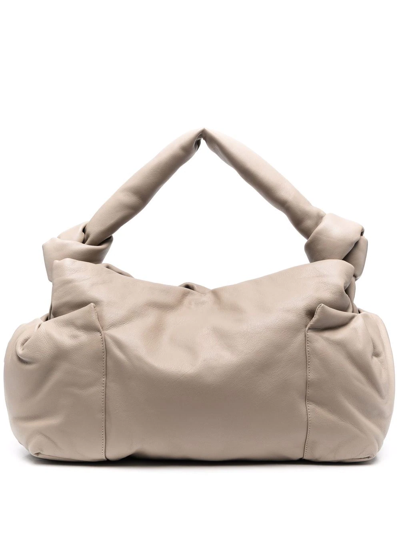 Dorothee Schumacher Slouch Leather Tote Bag In Neutrals