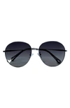 BLUESTONE SUNSHIELDS LOVE 53MM POLARIZED ROUND SUNGLASSES