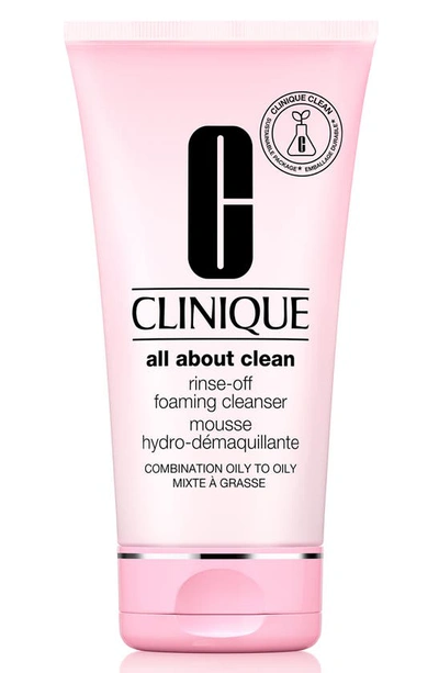 CLINIQUE ALL ABOUT CLEAN™ RINSE-OFF FOAMING FACE CLEANSER, 5 OZ