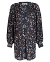 ULLA JOHNSON BIARRITZ FLORAL-PRINT TUNIC