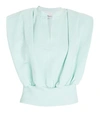 3.1 Phillip Lim Sleeveless French Terry Top In Green-lt
