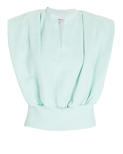 3.1 Phillip Lim Sleeveless French Terry Top In Mint