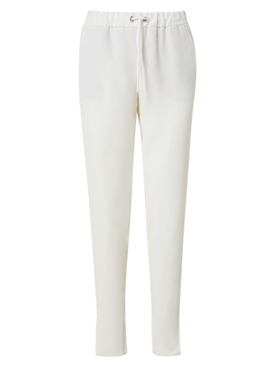 Akris Punto Mike Fluid Drawstring-waist Trousers In Cream