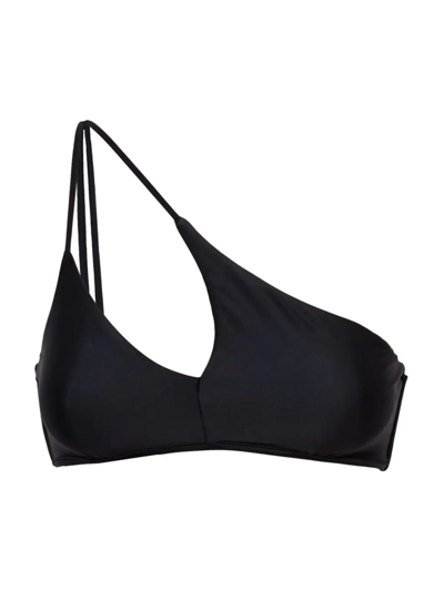 Vix By Paula Hermanny Solid Rai Cutout Bikini Top In Black
