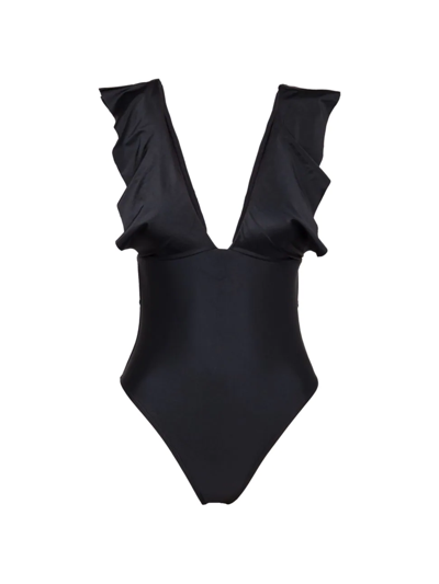 Vix By Paula Hermanny Liz One-piece Swimsuit In Black