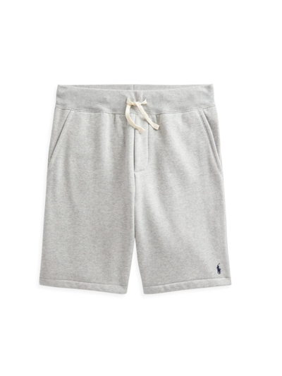 Polo Ralph Lauren Kids' Little Boy's & Boy's Fleece Drawstring Shorts In Grey