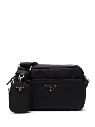 Prada Re-nylon Crossbody Bag In Schwarz