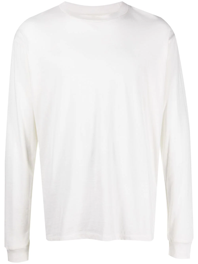 John Elliott Cotton-cashmere Blend Sweatshirt In White