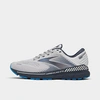 Brooks Adrenaline Gts 21 Running Shoe In Oyster/india Ink/blue
