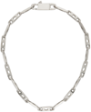 RICK OWENS SILVER CHAIN NECKLACE
