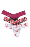 Hanky Panky Low Rise Lace Thongs In Pdsf