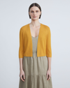 Lafayette 148 Plus-size Finespun Voile Openfront Cropped Cardigan In Honeycomb