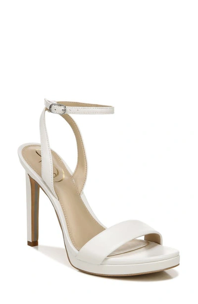 Sam Edelman Jade Ankle Strap Sandal In White