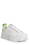 Versace Greca Labyrinth Low-top Sneakers In Weiss