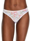 On Gossamer Printed Mesh Hip G Thong In Soft Floral