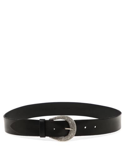Orciani Women's Black Other Materials Belt