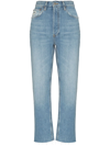 RE/DONE '70S STONE PIPE STRAIGHT-LEG JEANS