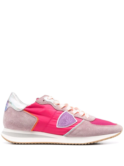 Philippe Model Paris Tropez Low-top Leather Sneakers In Pink
