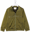 GIVENCHY EMBROIDERED-LOGO TECHNICAL BOMBER JACKET