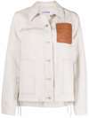 LOEWE LOGO-PATCH BUTTONED-UP JACKET