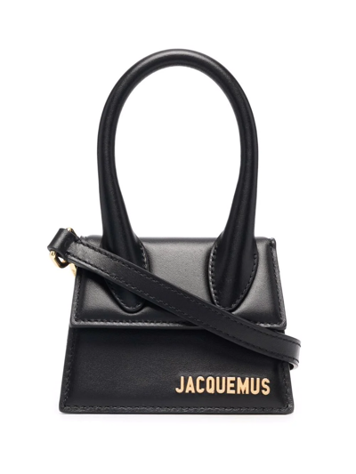 Jacquemus Le Chiquito Leather Tote Bag In Black