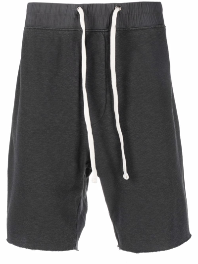 James Perse Terry Sweat Shorts In Grey