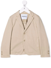 DONDUP NOCTHED-LAPELS SINGLE-BREASTED BLAZER
