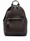 TOM FORD BUCKLEY GRAINED LEATHER BACKPACK