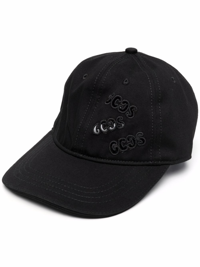 Gcds Embroidered-logo Baseball Cap In Black
