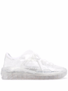 Gcds Sneakers In Transparent Pvc In White